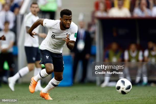 Thomas Lemar during the 2018 FIFA World Cup Russia group C match between Denmark and France at Luzhniki Stadium on June 26, 2018 in Moscow, Russia.