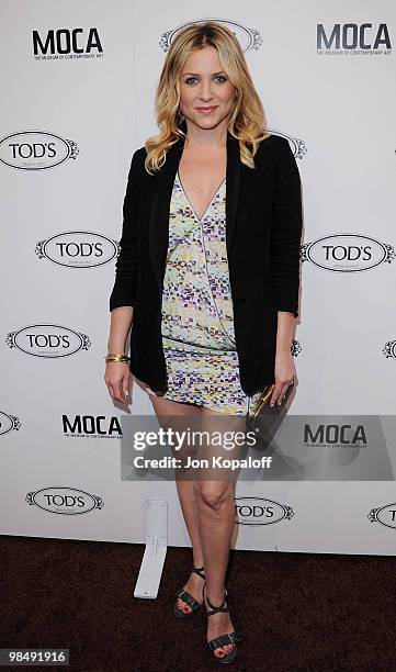 Actress Jessica Capshaw arrives at the Tod's Boutique Grand Opening at Tod's Boutique on April 15, 2010 in Beverly Hills, California.