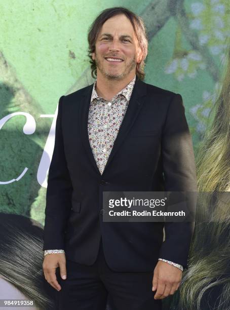 Nathan Ross attends the Los Angeles premiere of the HBO limited series "Sharp Objects" at ArcLight Cinemas Cinerama Dome on June 26, 2018 in...