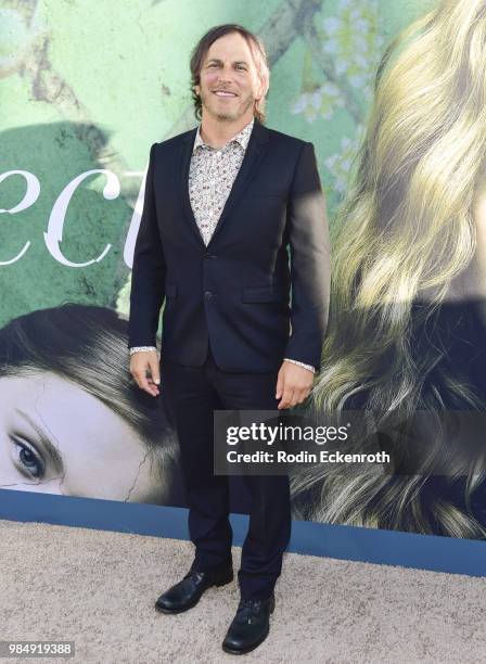 Nathan Ross attends the Los Angeles premiere of the HBO limited series "Sharp Objects" at ArcLight Cinemas Cinerama Dome on June 26, 2018 in...