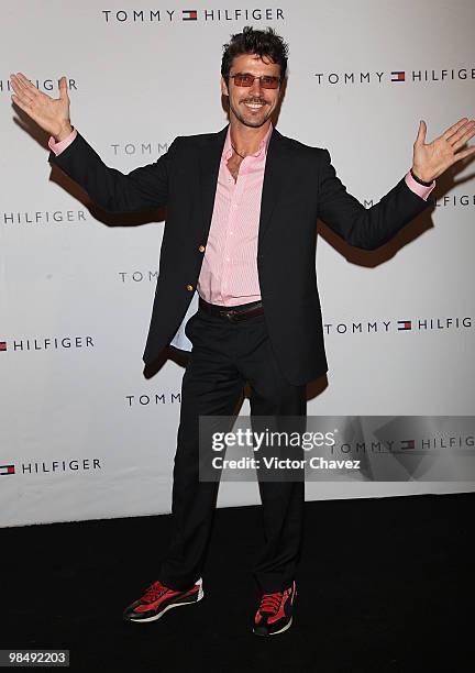 Actor Leonardo Garcia attends the Tommy Hilfiger 15th anniversary party at Museo de Arte Moderno on April 14, 2010 in Mexico City, Mexico.