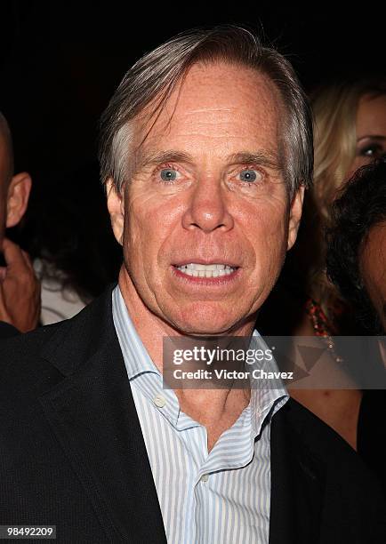 Designer Tommy Hilfiger attends the Tommy Hilfiger 15th anniversary party at Museo de Arte Moderno on April 14, 2010 in Mexico City, Mexico.