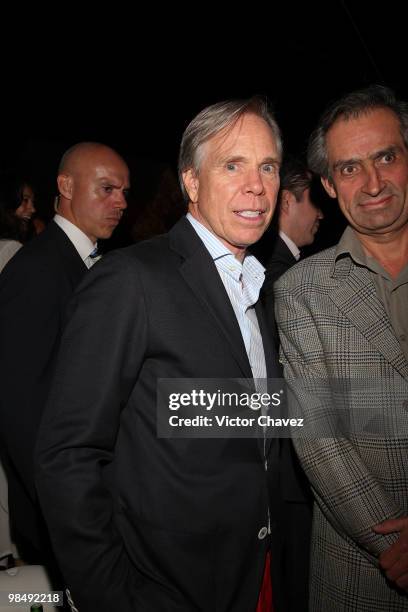 Designer Tommy Hilfiger attends the Tommy Hilfiger 15th anniversary party at Museo de Arte Moderno on April 14, 2010 in Mexico City, Mexico.