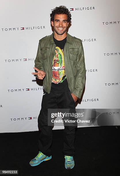 Model and TV personality Marcus Ornelas attends the Tommy Hilfiger 15th anniversary party at Museo de Arte Moderno on April 14, 2010 in Mexico City,...