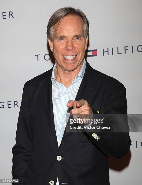 Designer Tommy Hilfiger attends the Tommy Hilfiger 15th anniversary party at Museo de Arte Moderno on April 14, 2010 in Mexico City, Mexico.