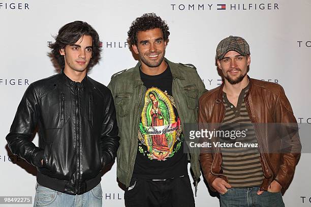Model and TV personality Marcus Ornelas and guests attend the Tommy Hilfiger 15th anniversary party at Museo de Arte Moderno on April 14, 2010 in...