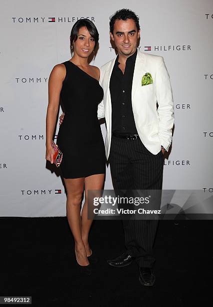 Renata Gomez Tagle and Rodrigo Gomez Tagle attend the Tommy Hilfiger 15th anniversary party at Museo de Arte Moderno on April 14, 2010 in Mexico...