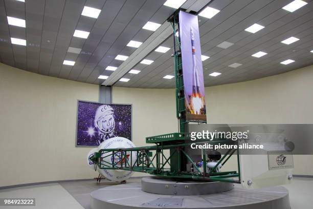 The centrifuge CF-7 stands in the Yuri Gagarin Cosmonaut Training Center in Moscow, Russia, 19 January 2018. It is seven metres long and is able to...