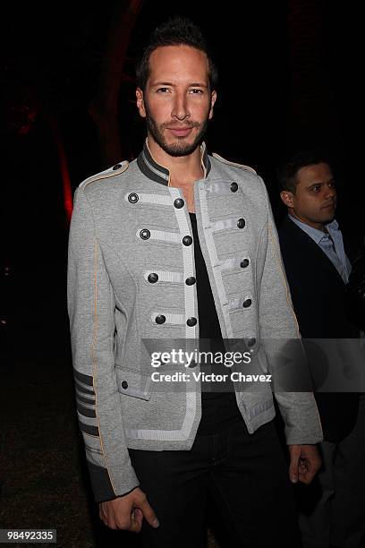 Actor Rodrigo Cuevas attends the Tommy Hilfiger 15th anniversary party at Museo de Arte Moderno on April 14, 2010 in Mexico City, Mexico.