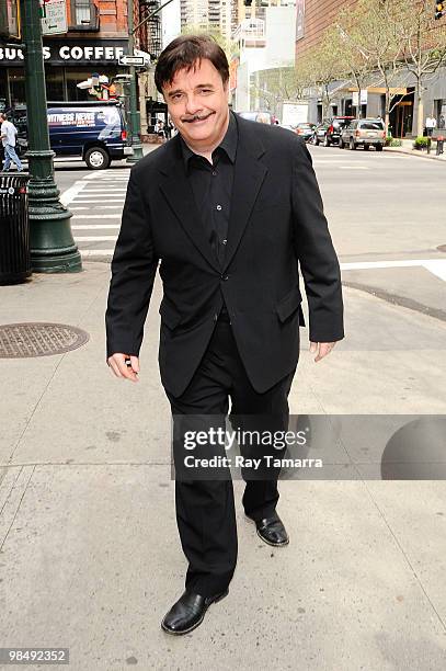 Actor Nathan Lane visits the "Live With Regis And Kelly" taping at the ABC Lincoln Center Studios on April 15, 2010 in New York City.