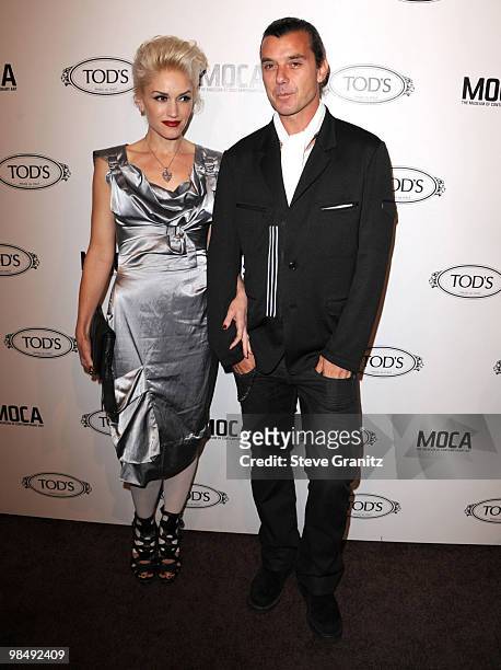 Gwen Stefani and Gavin Rossdale attends the Tod's Beverly Hills Reopening To Benefit MOCA at Tod's Boutique on April 15, 2010 in Beverly Hills,...