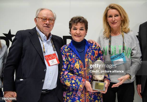 Publisher Hubert Burda , Christiana Figueres, former General secretary of the United Nations Framework Convention on Climate Change and actress Maria...