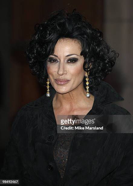 Nancy Dell'Olio attends the private view of the Grace Kelly: Style Icon exhibition at Victoria & Albert Museum on April 15, 2010 in London, England.