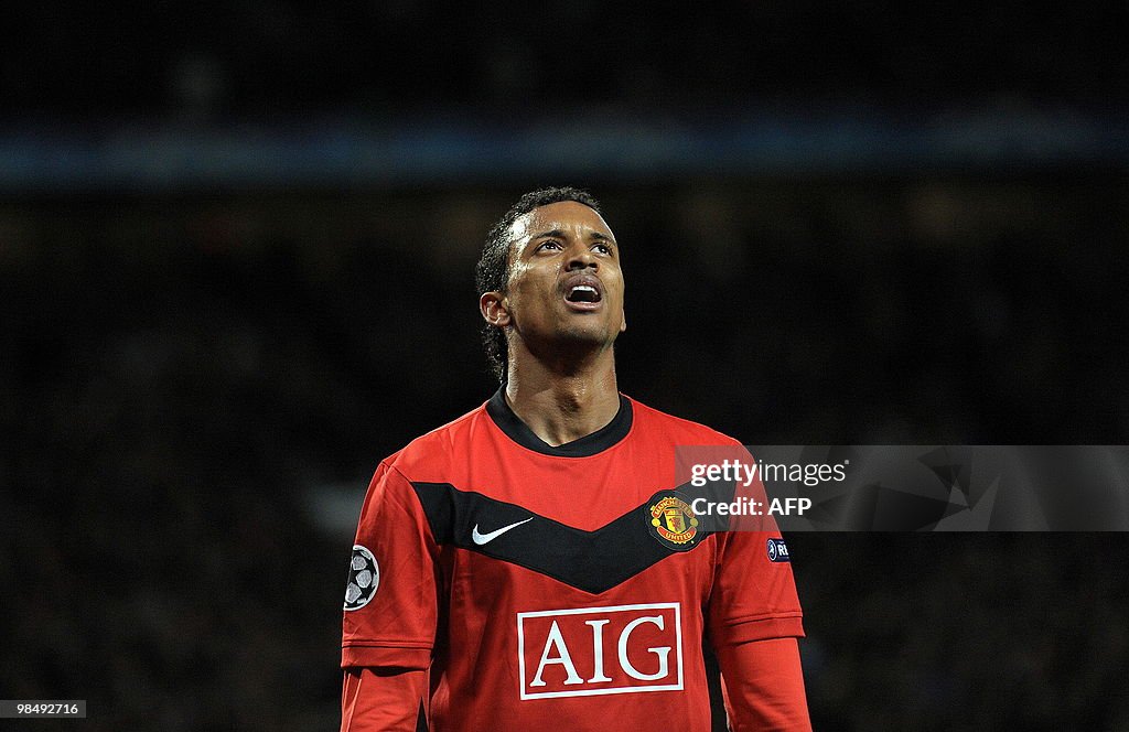 Manchester United's Portugese midfielder