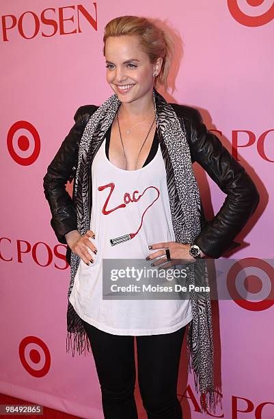 Mena Suvari attends the Zac Posen for Target Collection launch party at the New Yorker Hotel on April 15, 2010 in New York City.