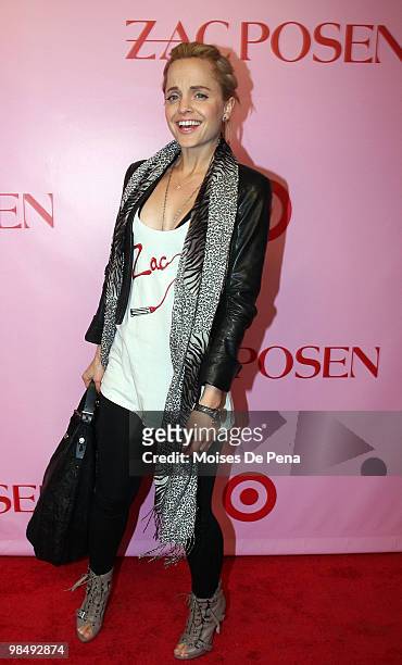 Mena Suvari attends the Zac Posen for Target Collection launch party at the New Yorker Hotel on April 15, 2010 in New York City.