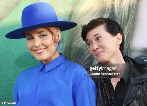 Noomi Rapace and Kimberly Peirce arrive to Los Angeles premiere of HBO limited series "Sharp Objects" held at ArcLight Cinemas Cinerama Dome on June...