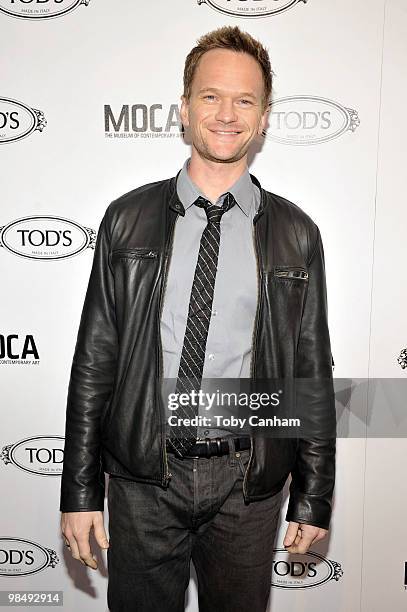 Neil Patrick Harris poses for a picture at Diego Della Valle's Celebration of Tod's Boutique and MOCA's Jeffrey Deitch on April 15, 2010 in Beverly...