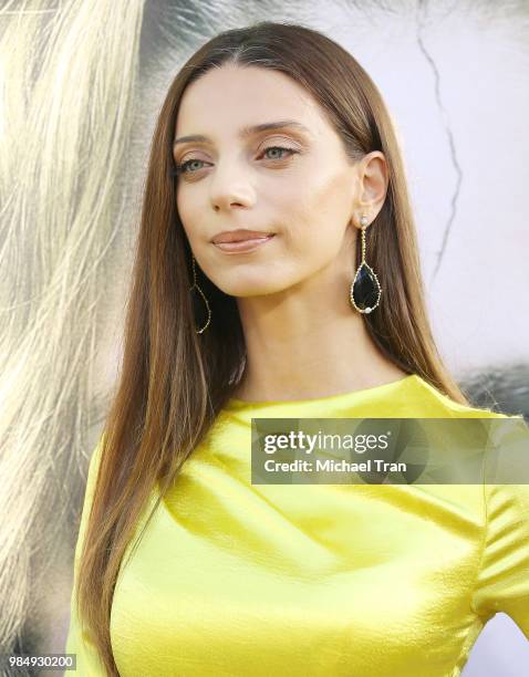 Angela Sarafyan arrives to Los Angeles premiere of HBO limited series "Sharp Objects" held at ArcLight Cinemas Cinerama Dome on June 26, 2018 in...