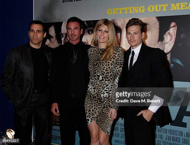 Adrian Paul, Gary Stretch, Meredith Ostrom, Lee Ryan attend the 'Heavy Film Premiere at the Odeon, West End , London, England. On April 15, 2010