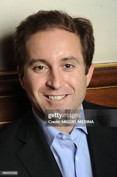 French lawyer Bertrand Cardi poses on April 10, 2010 during the Cite de la Reussite in Paris. La Cite de la Reussite has gathered students from...