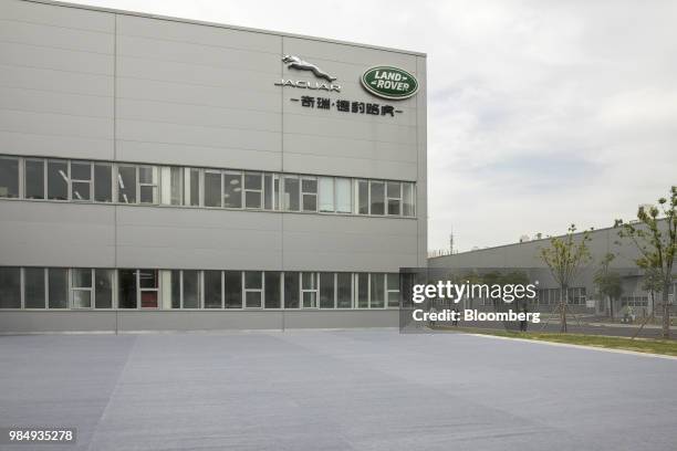 The Chery Jaguar Land Rover Automotive Co. Plant stands in Changshu, China, on Wednesday, June 27, 2018. Jaguar Land Rover is planning to build an...