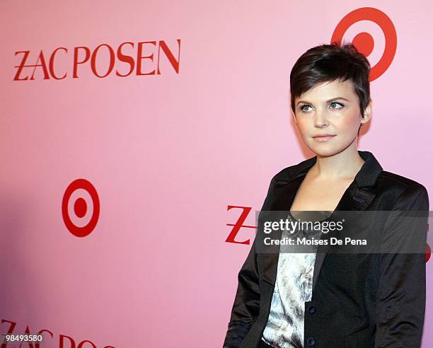 Actress Ginnifer Goodwin attends the Zac Posen for Target Collection launch party at the New Yorker Hotel on April 15, 2010 in New York City.