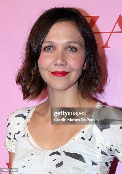 Actress Maggie Gyllenhaal attends the Zac Posen for Target Collection launch party at the New Yorker Hotel on April 15, 2010 in New York City.