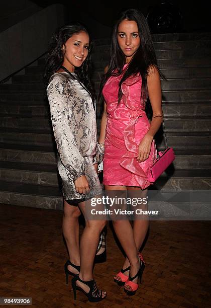 Viviana Garduño and Shantal Torres attend the Tommy Hilfiger 15th anniversary party at Museo de Arte Moderno on April 14, 2010 in Mexico City, Mexico.