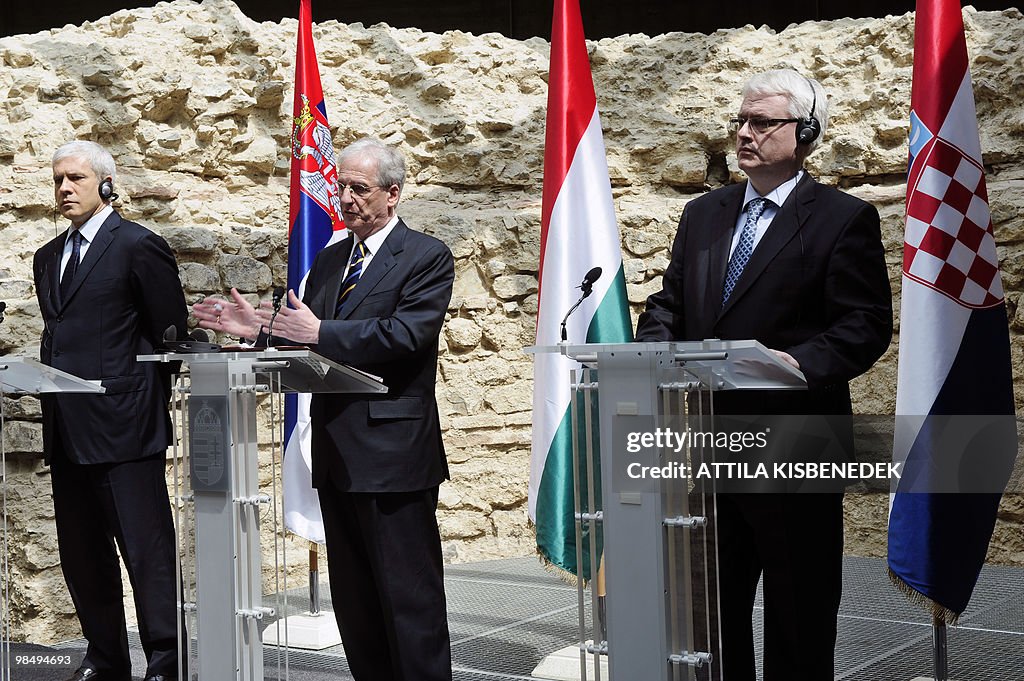 (L to R) Presidents, Boris Tadic of Serb