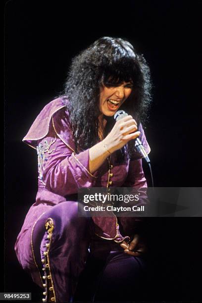 Ann Wilson perfoming with Heart at the Cow Palace on December 12, 1978.