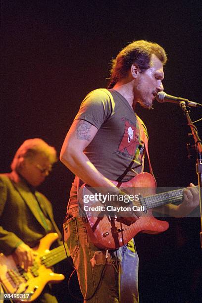 Jack Casady and Jorma Kaukonen performing with Hot Tuna at the Warfield Theater in San Francisco on November 11, 1990.