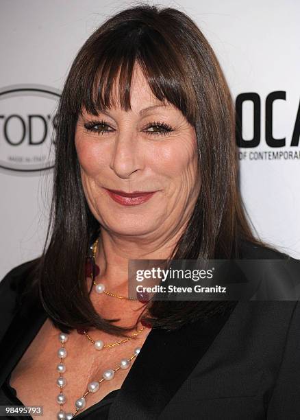 Anjelica Huston attends the Tod's Beverly Hills Reopening To Benefit MOCA at Tod's Boutique on April 15, 2010 in Beverly Hills, California.