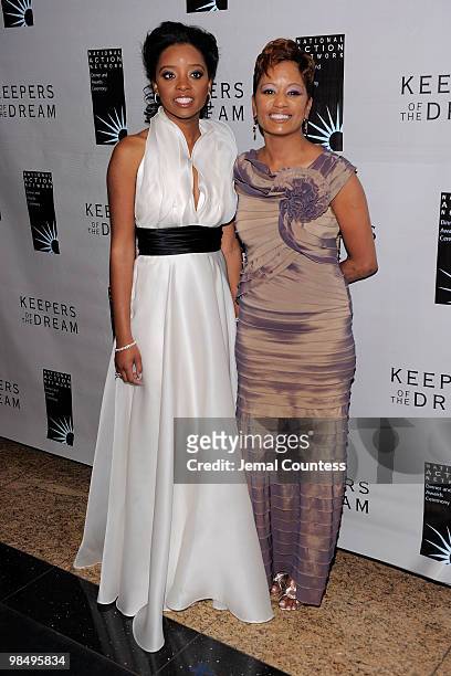 Tamika Mallory, National Executive Director of the National Action Network and Rachel Noerdlinger of the National Action Network pose for a photo on...