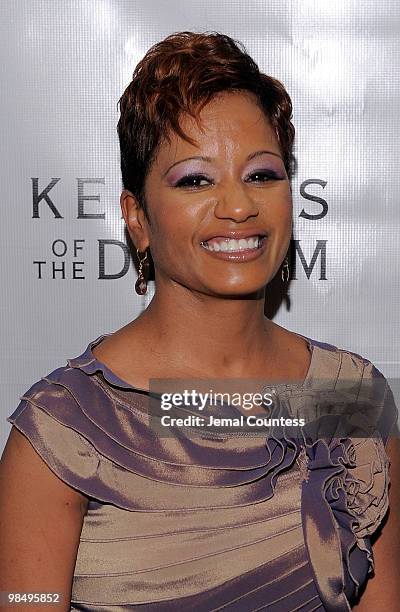 Rachel Noerdlinger of the National Action Network poses for a photo on the red carpet at the 12th annual Keepers Of The Dream Awards at the Sheraton...