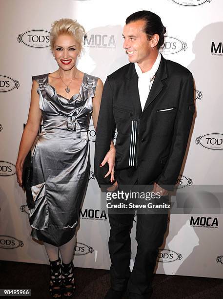 Gwen Stafani and Gavin Rossdale attends the Tod's Beverly Hills Reopening To Benefit MOCA at Tod's Boutique on April 15, 2010 in Beverly Hills,...