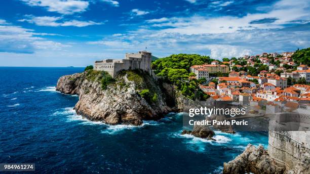 dubrovnik lovrijenac - ragusa bildbanksfoton och bilder