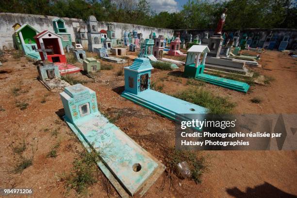 hoctun, a mayan cemetery in yucatan - hatuey photographies stock pictures, royalty-free photos & images