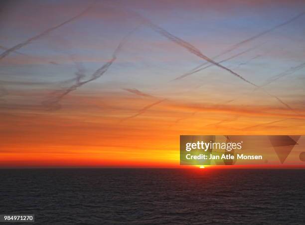 sunrise at sea. - atle stock pictures, royalty-free photos & images