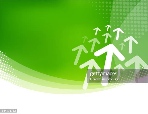 green color background with fading white direction arrow pattern - green arrow stock illustrations