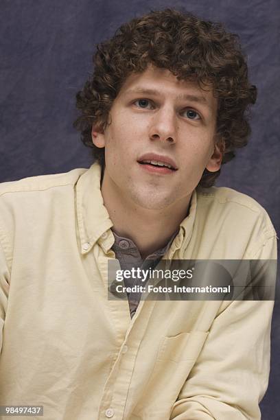 Jesse Eisenberg at the Four Seasons Hotel in Beverly Hills, California on March 14, 2009. Reproduction by American tabloids is absolutely forbidden.