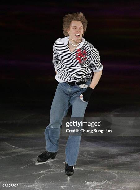 Tomas Verner of Czech Republic performs during Festa on Ice 2010 at Olympic gymnasium on April 16, 2010 in Seoul, South Korea.