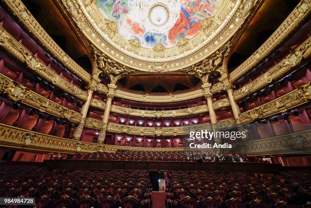 Opera Garnier. The building is classified as a National Historic Landmark .
