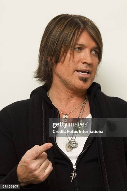 Billy Ray Cyrus at the Four Seasons Hotel in Beverly Hills, California on March 28, 2009. Reproduction by American tabloids is absolutely forbidden.