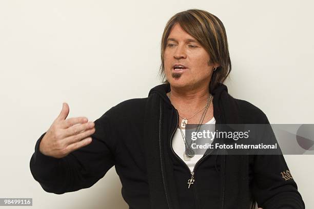 Billy Ray Cyrus at the Four Seasons Hotel in Beverly Hills, California on March 28, 2009. Reproduction by American tabloids is absolutely forbidden.