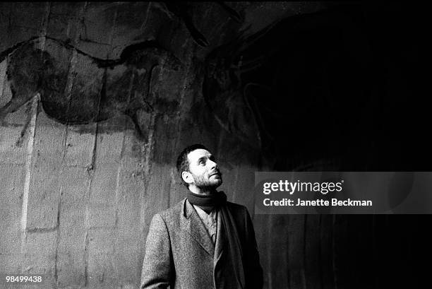 Portrait of British musician Colin Newman, London, England, 1981. Newman had previously played in the seminal punk band Wire, who broke up follwoing...