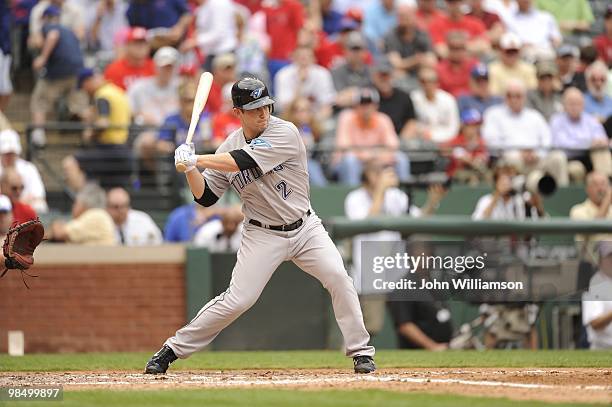 Aaron Hill of the Toronto Blue Jays bats during the game against the Texas Rangers at Rangers Ballpark in Arlington in Arlington, Texas on Monday,...