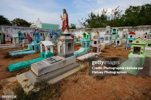 hoctun, a mayan cemetery in yucatan - hatuey photographies stock pictures, royalty-free photos & images