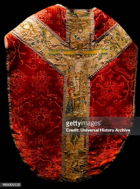 Liturgical vestments, Icelandic embroidered church vestments 14th - 15th century.