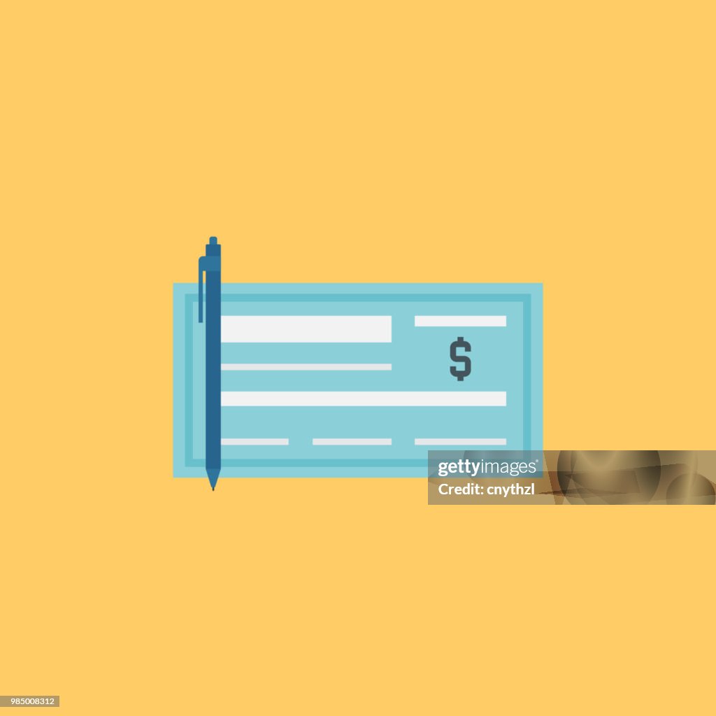 CHECKBOOK FLAT ICON